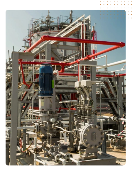 Industrial process services protecting equipment from corrosion and fouling