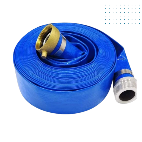 PVC Lay Flat discharge hose for water pumping applications