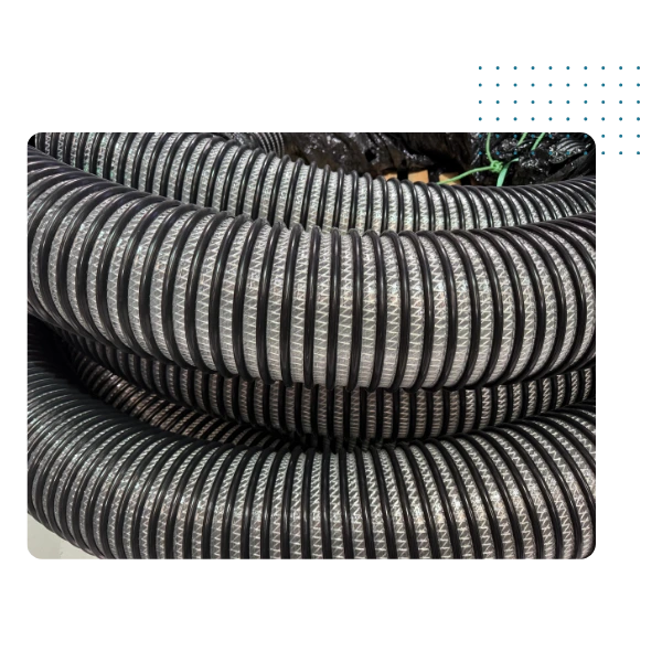 X line Braided PVC suction hose for water suction and discharge