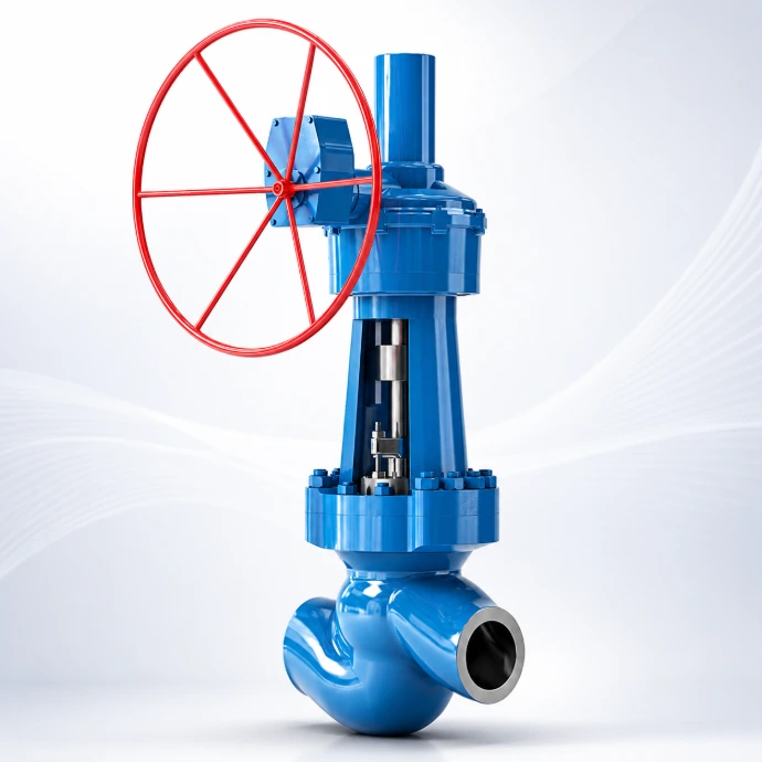 Flanged globe valve engineered for reliable flow regulation and shut-off performance