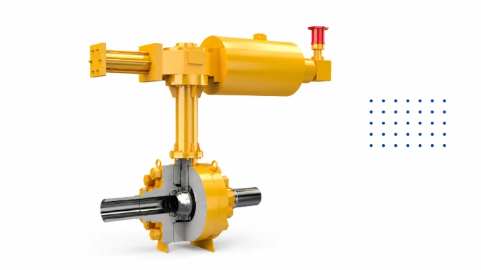 Subsea slab gate valve API 6DSS for offshore oil and gas applications