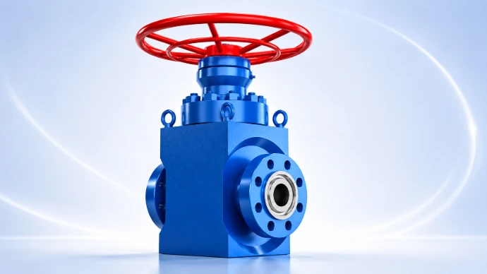 Industrial wellhead valve API 6A design
