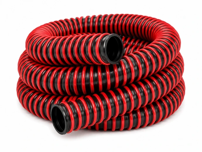 Petroleum tank drop hose designed for safe fuel and oil transfer